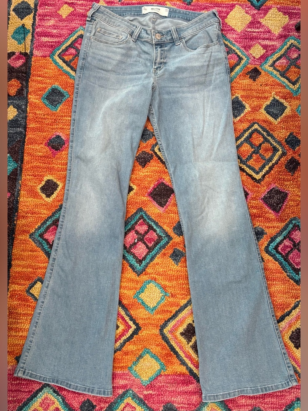 Hollister Light Blue Flare Jeans 10L